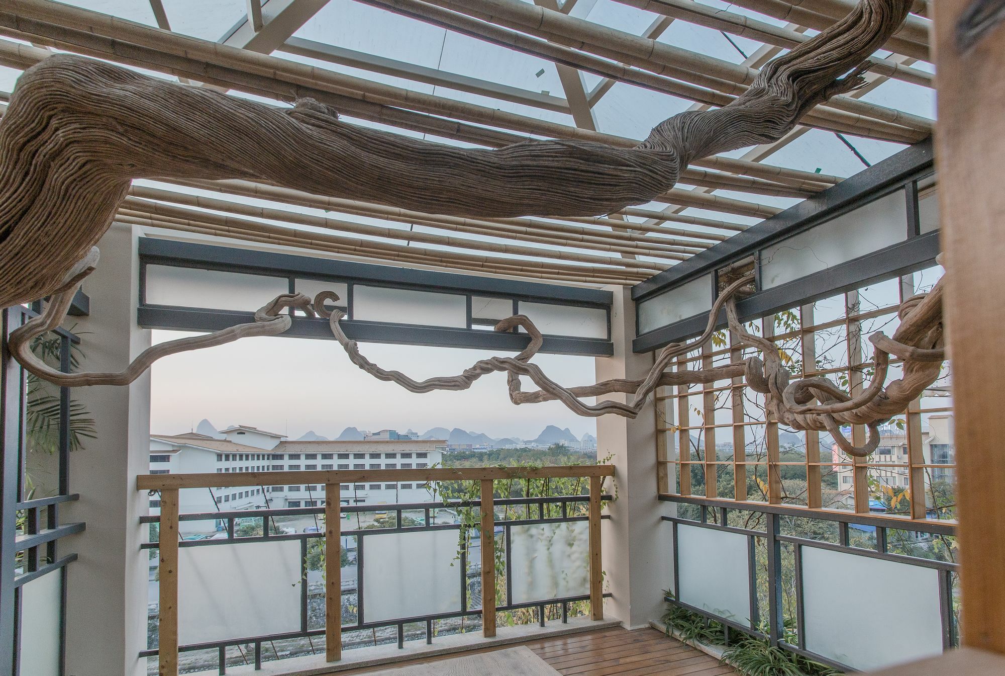 Zen Tea House Seven Stars Park Bed and Breakfast Guilin Buitenkant foto